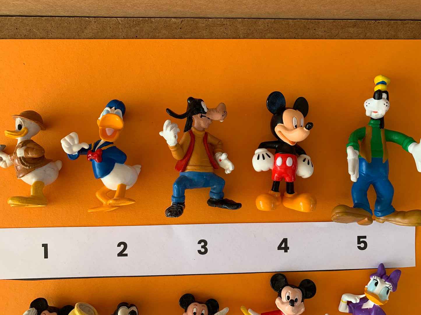 Mickey Mouse - Goofy - Donald Duck vintage figuren van Disney uit verschillende jaartallen