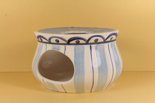 Theelicht van Blond Amsterdam - Delfts blauw stijl - modern