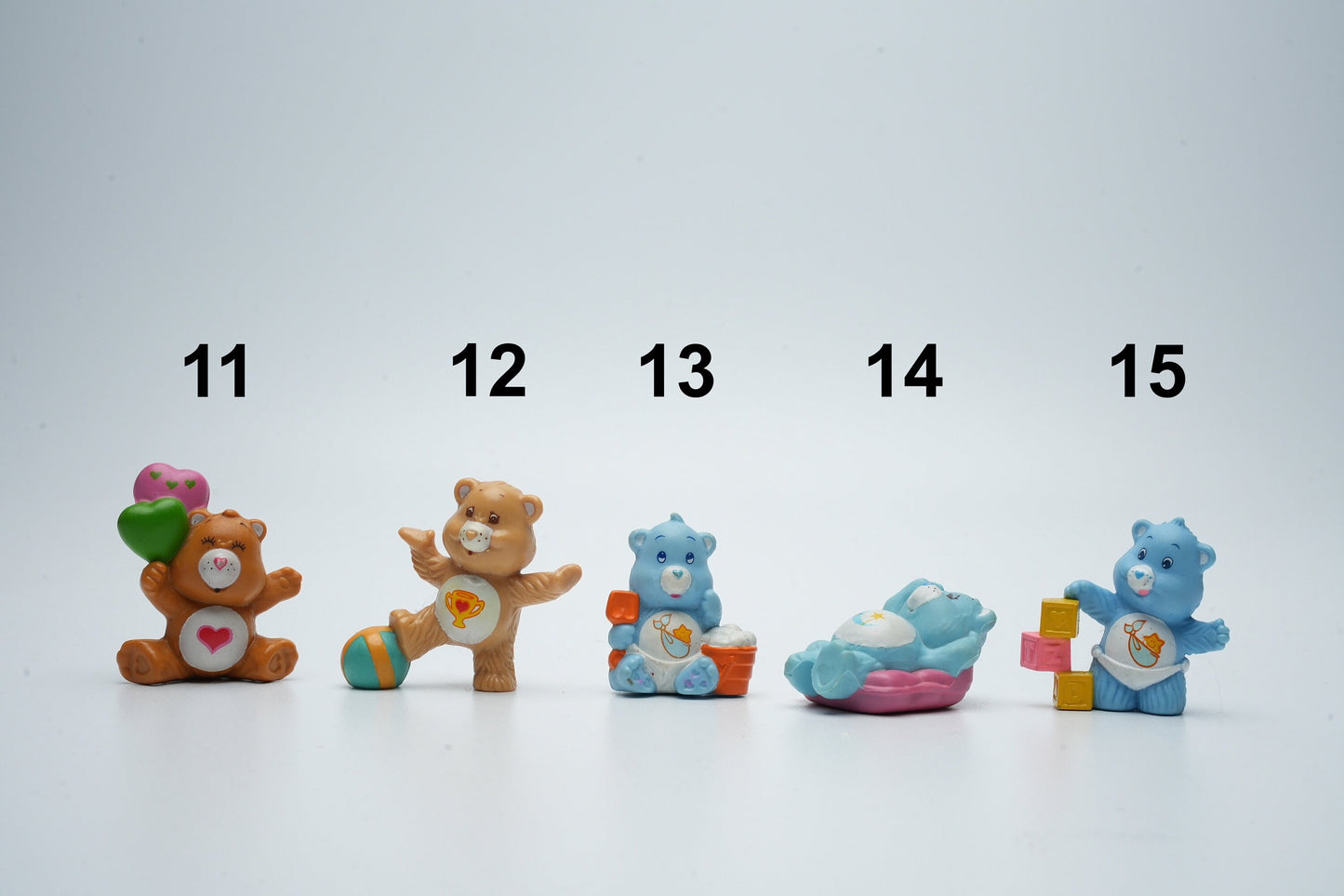Care Bears - kies je eigen figuren - vintage care bear poppetjes