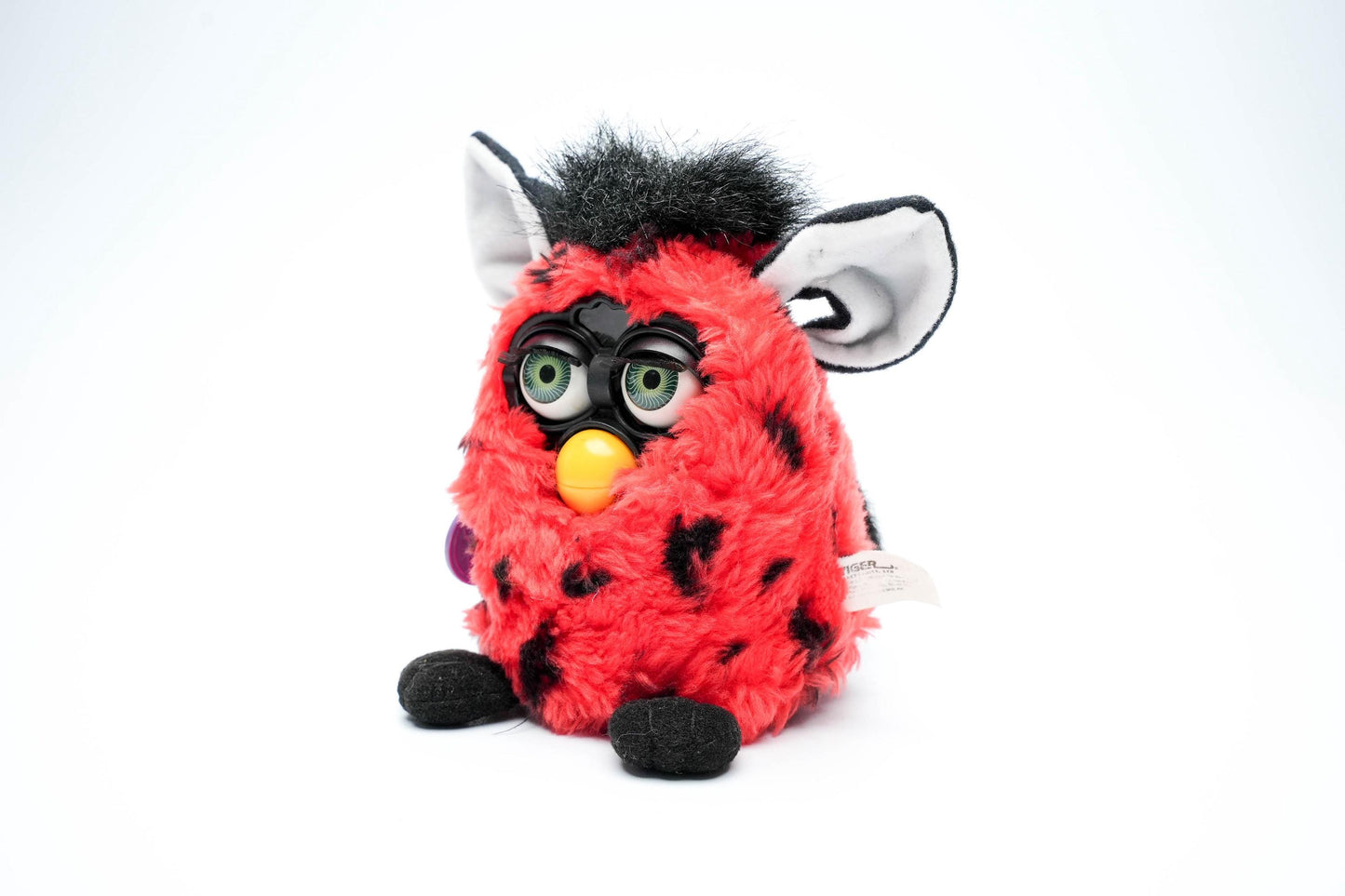 Zeldzame Vintage Furby 1999 – Leopard Furby – Werkt Goed!