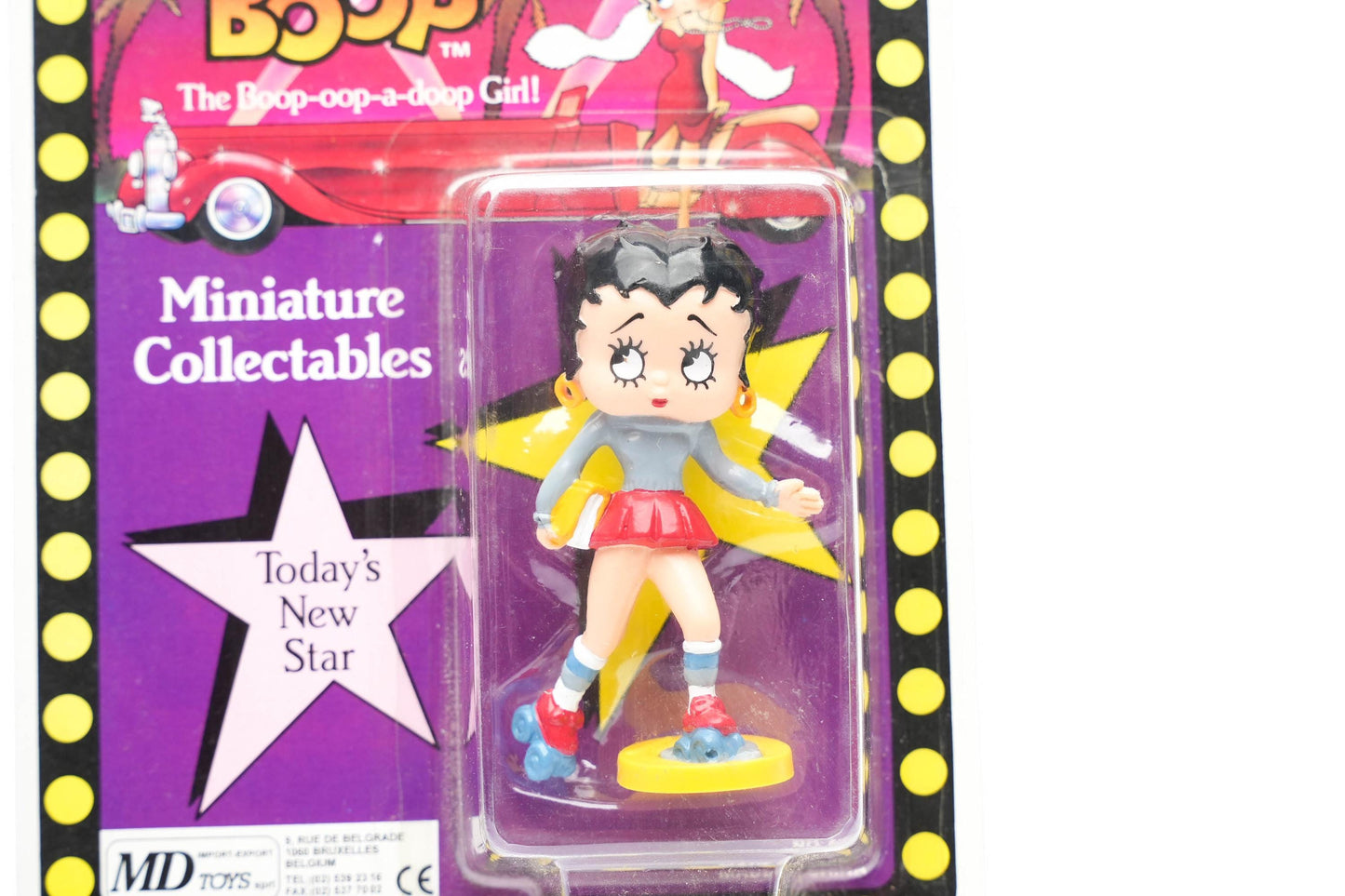Betty Boop Miniatuurfiguur – 1986 – MD Toys – Sealed