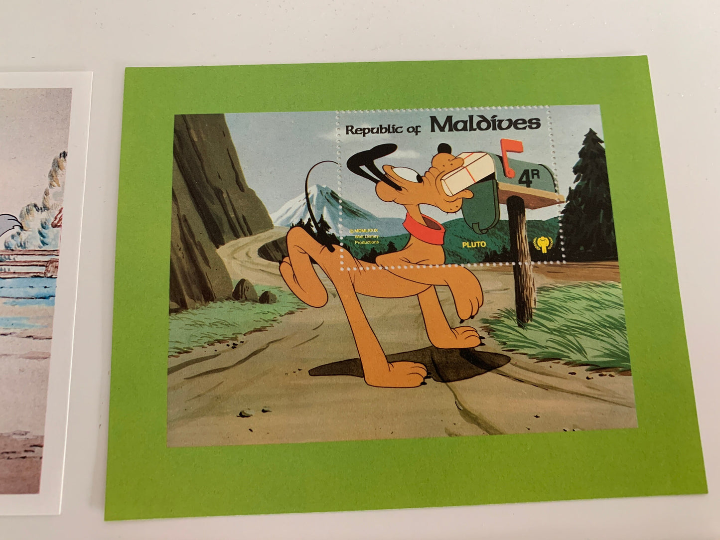 Vintage Disney postzegels speciale uitgaven Goofy, Mickey en Pluto (perfecte conditie)