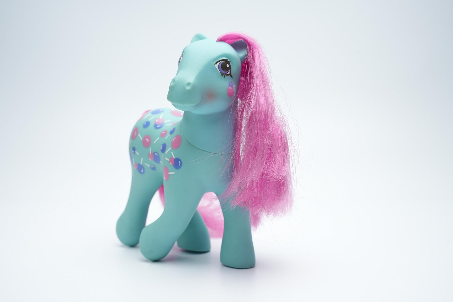 Vintage My Little Pony - Blauwe Pony met Snoepjes Design