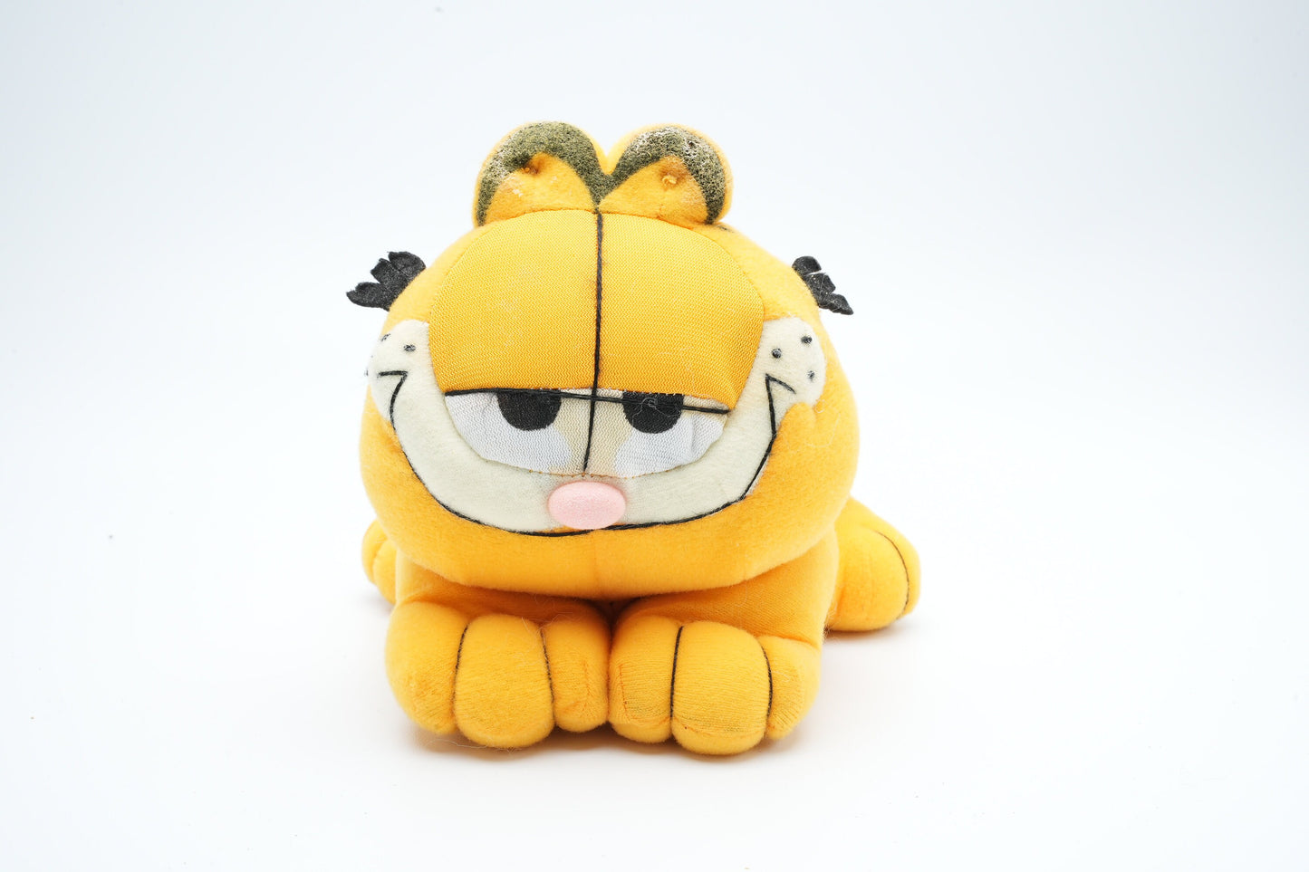 Garfield die ligt | vintage oude Garfield pluche