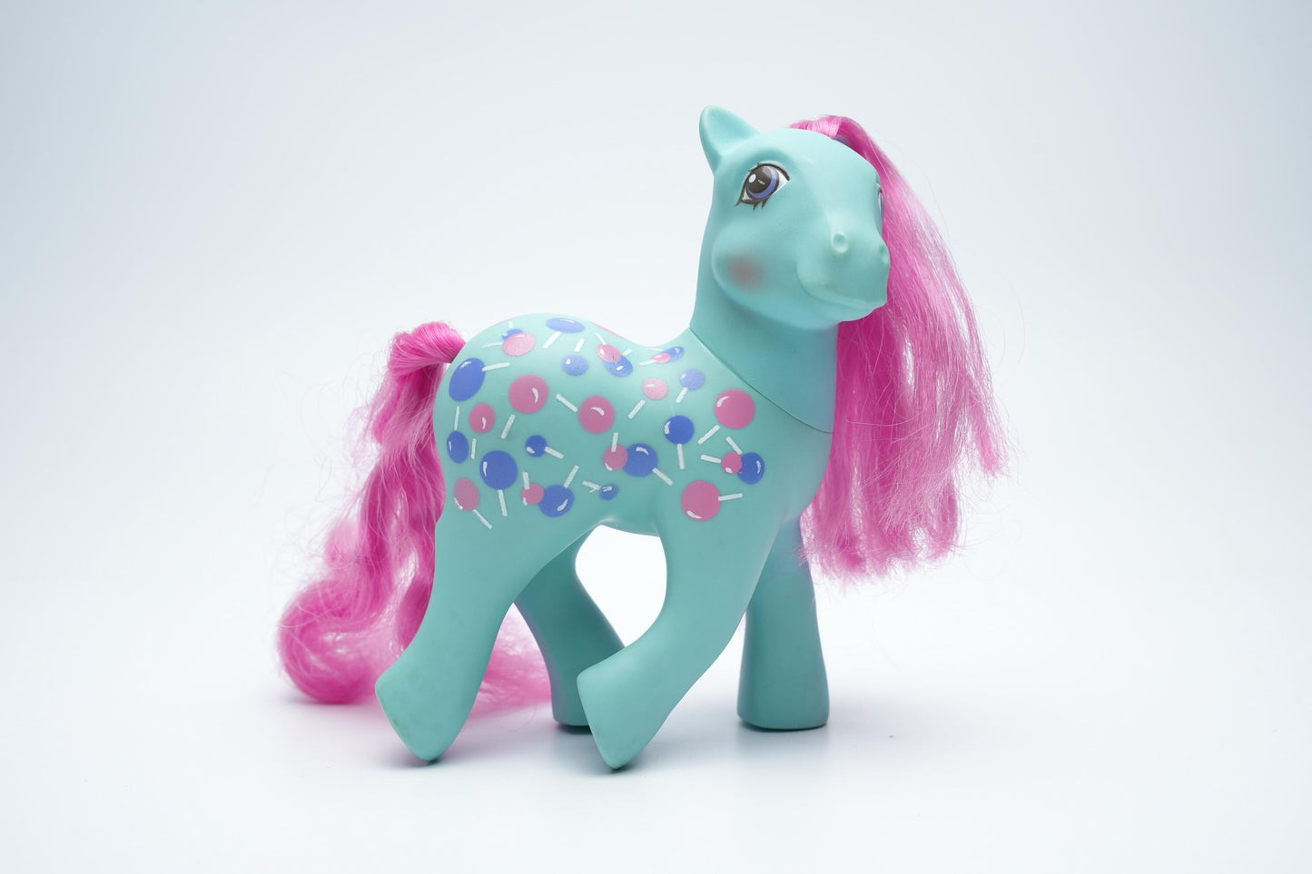 Vintage My Little Pony - Blauwe Pony met Snoepjes Design
