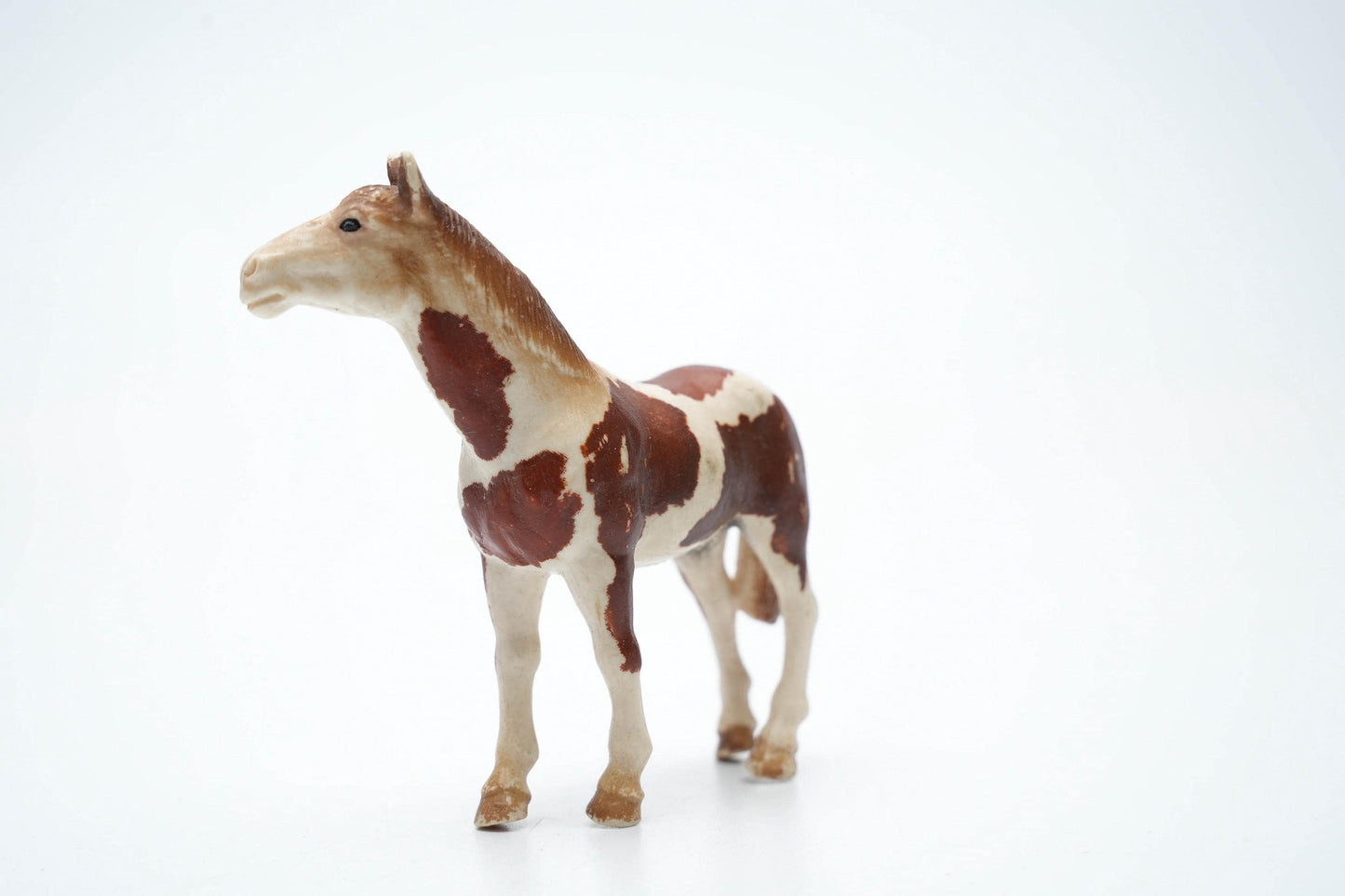 Schleich 13241 Pinto Hengst – 10 cm (ca. 3.9 inch) – 1995 – Vintage Paardenfiguur