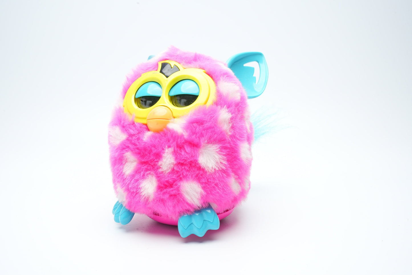 Furby Boom Interactieve Elektronische Speelgoed | roze lichaam met blauwe oren en voeten | spreekt Frans
