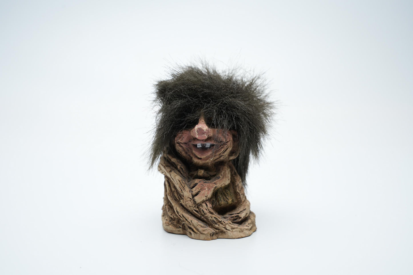 Vintage Troll – 9 cm / 3.5 inch – Handgemaakt in Noorwegen