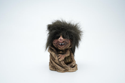 Vintage Troll – 9 cm / 3.5 inch – Handgemaakt in Noorwegen