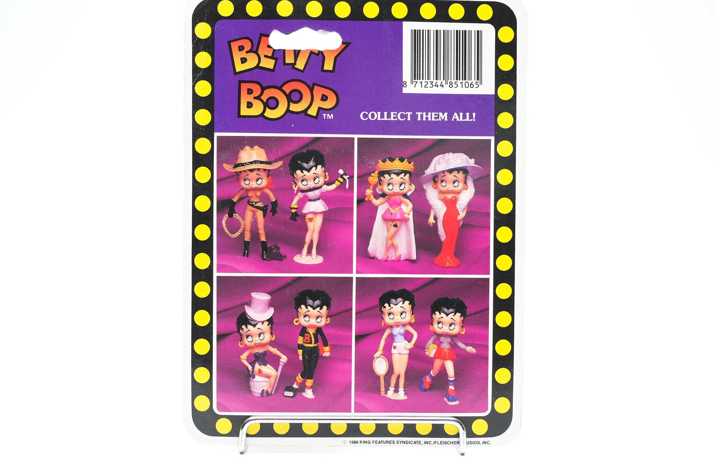Betty Boop Miniatuurfiguur – 1986 – MD Toys – Koningin Editie