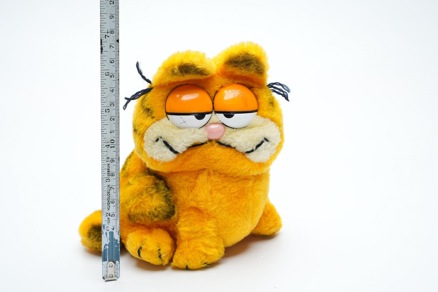 Vintage Garfield Knuffel - 16 cm (6.3 inch) - 1980s Retro Pluche
