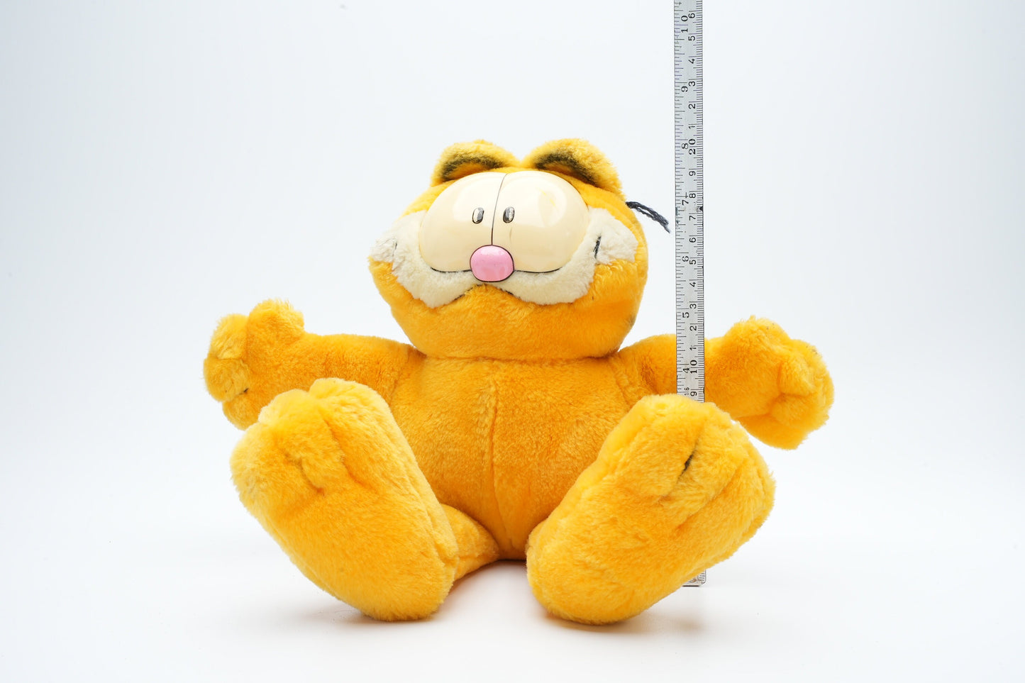 Vintage Garfield plush die zit | zachte grote Garfield pluche