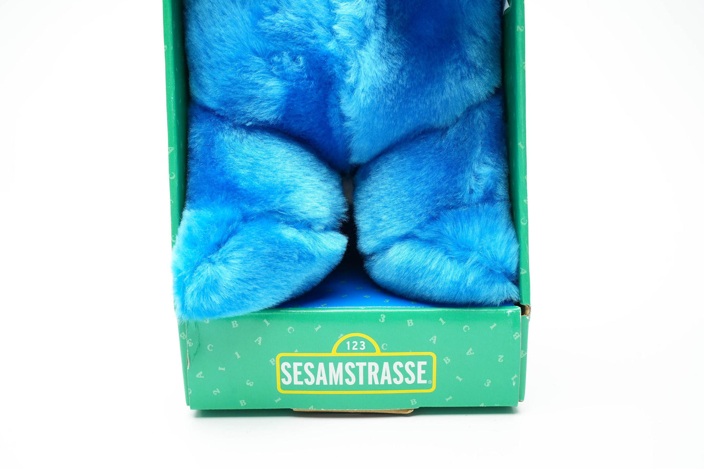 Sesamstraße Koekiemonster Knuffel in Doos – 27 cm / ca. 10.6 inch – Vintage 2000 CATRIC