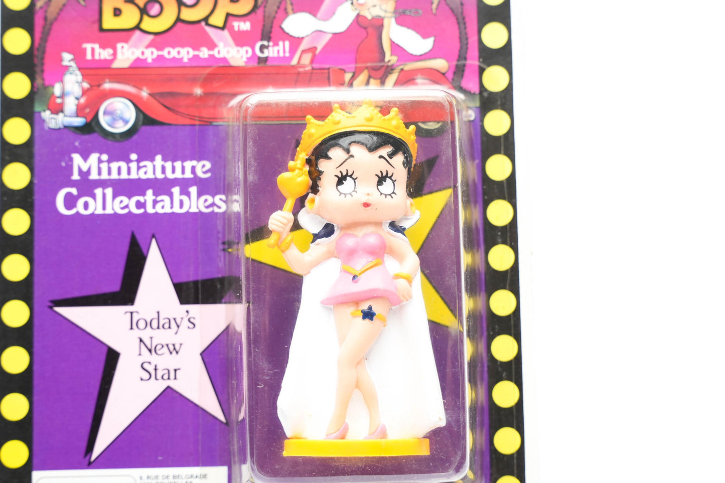 Betty Boop Miniatuurfiguur – 1986 – MD Toys – Koningin Editie