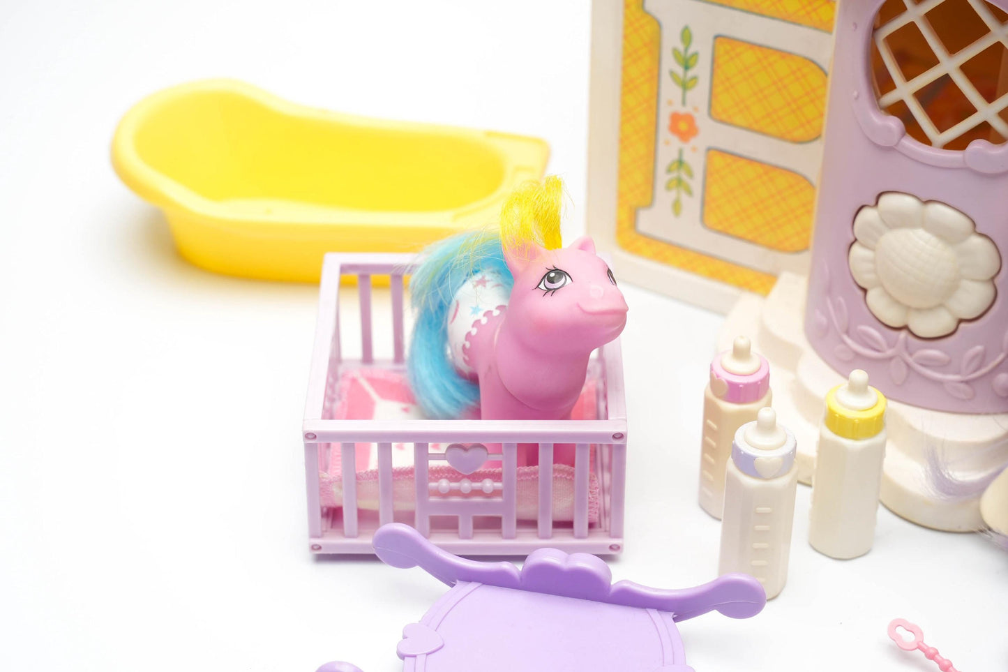 Vintage My Little Pony Baby Bonnet School of Dance (1987) - Compleet met Pony’s & Accessoires