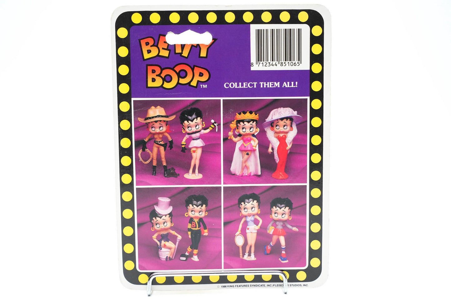 Betty Boop Miniatuurfiguur – 1986 – MD Toys – Western Cowgirl Editie