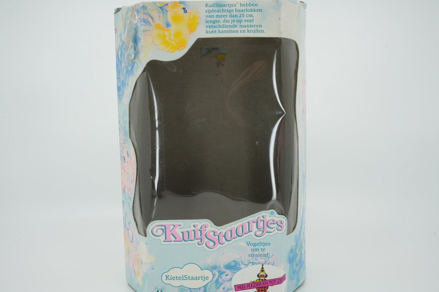 80's Fairy Tails Hasbro | Kietelstaartje | Mijn Kleine Pony vogel | MLP g1 | Fairy Tails Tickle met standaard| Vintage kuifstaartje