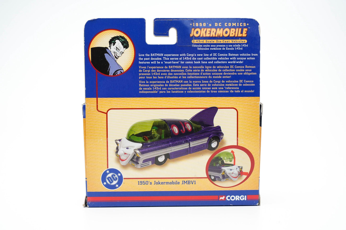 Corgi 1950’s DC Comics Jokermobile – 1:43 Die-Cast Model (Nieuw in Doos)