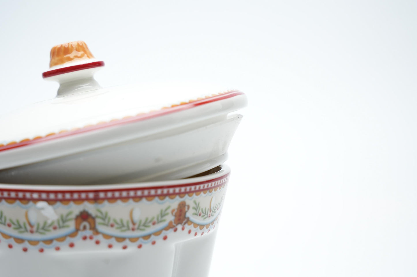 Villeroy & Boch Puddingvorm met Deksel - Kerstthema (17 cm)