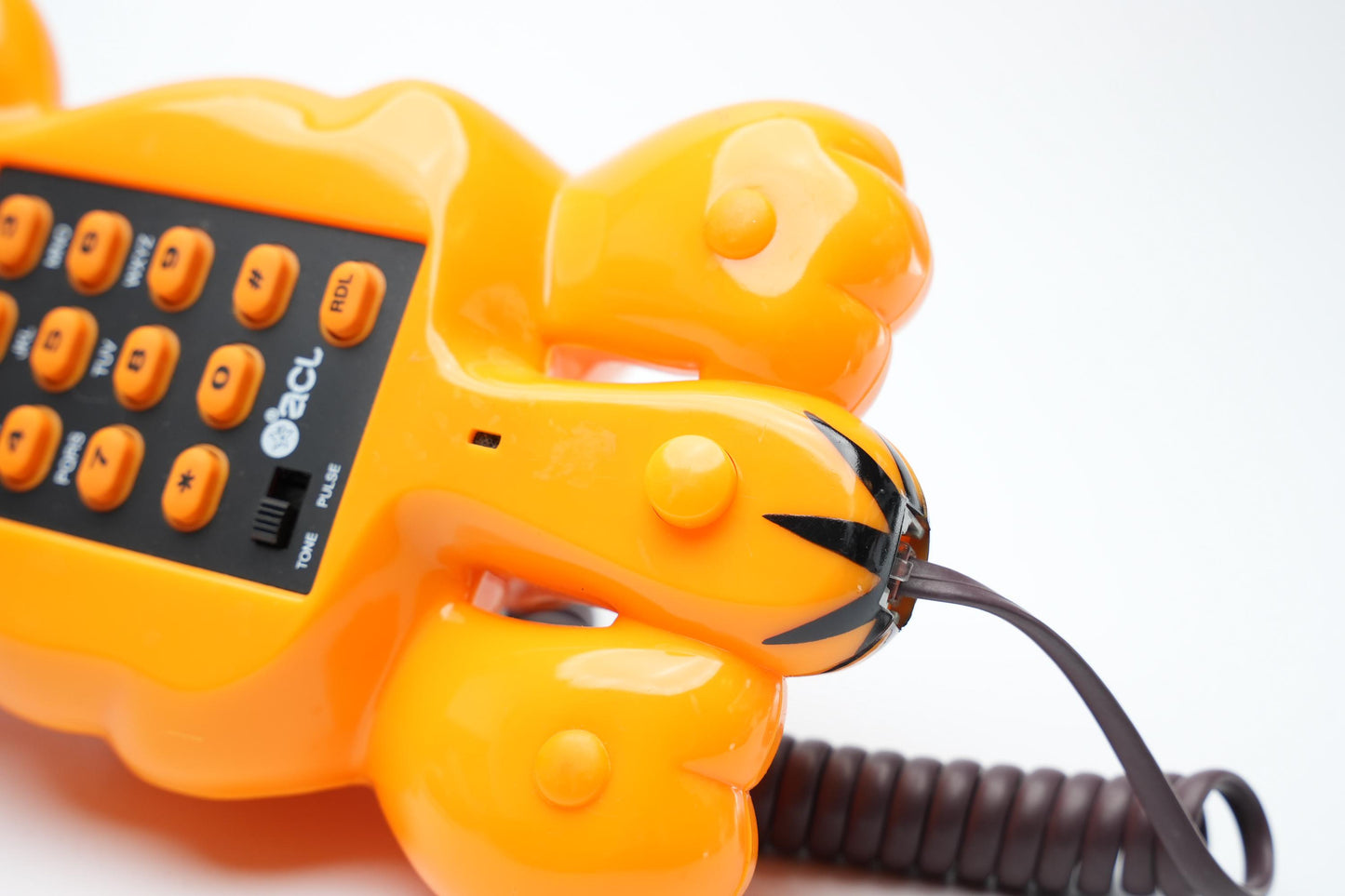 Super zeldzame GARFIELD telefoon, vintage jaren 1980 tafeltelefoon, Superfone - American Canyon