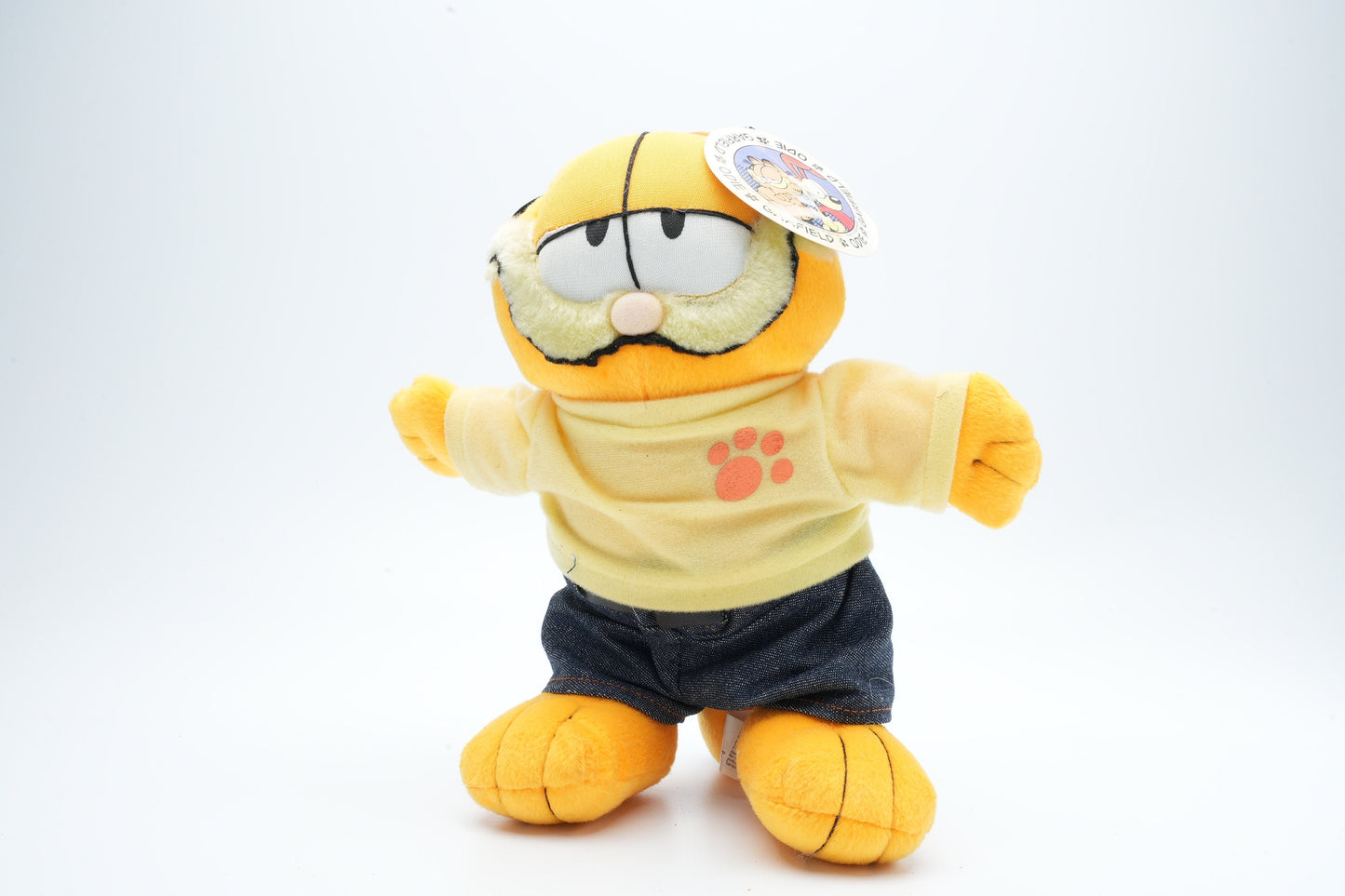 Garfield met hippe outfit | vintage Garfield plush