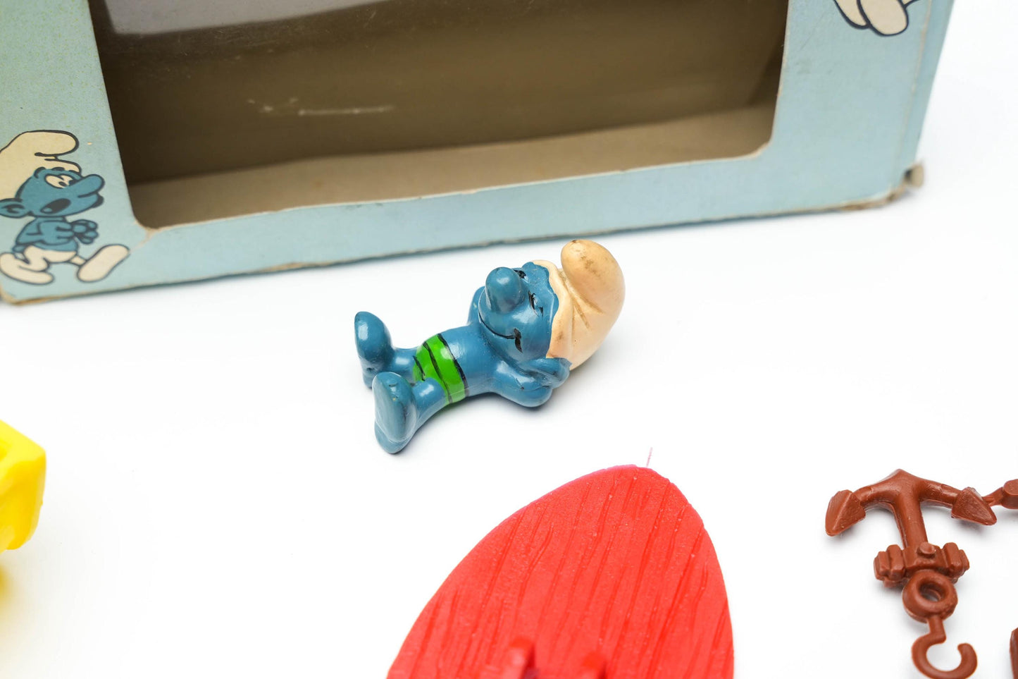 Smurfen Zeilboot Playset (Nr. 5) – Schleich Peyo 1980s