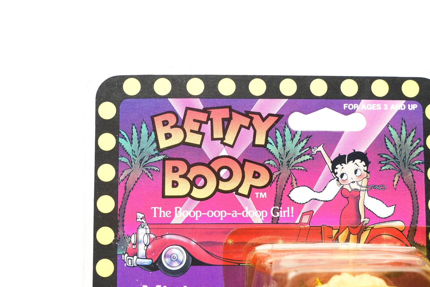 Betty Boop Miniatuurfiguur – 1986 – MD Toys – Hollywood Glamour Editie