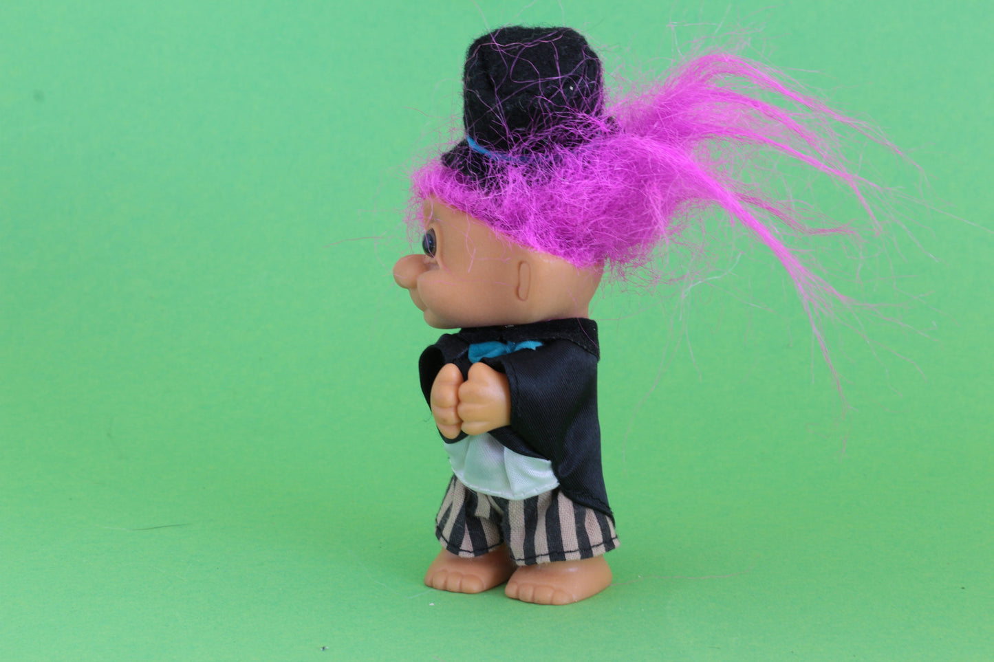 Schattige trol in pak  | Oude dam trol | Dam trol met hoed