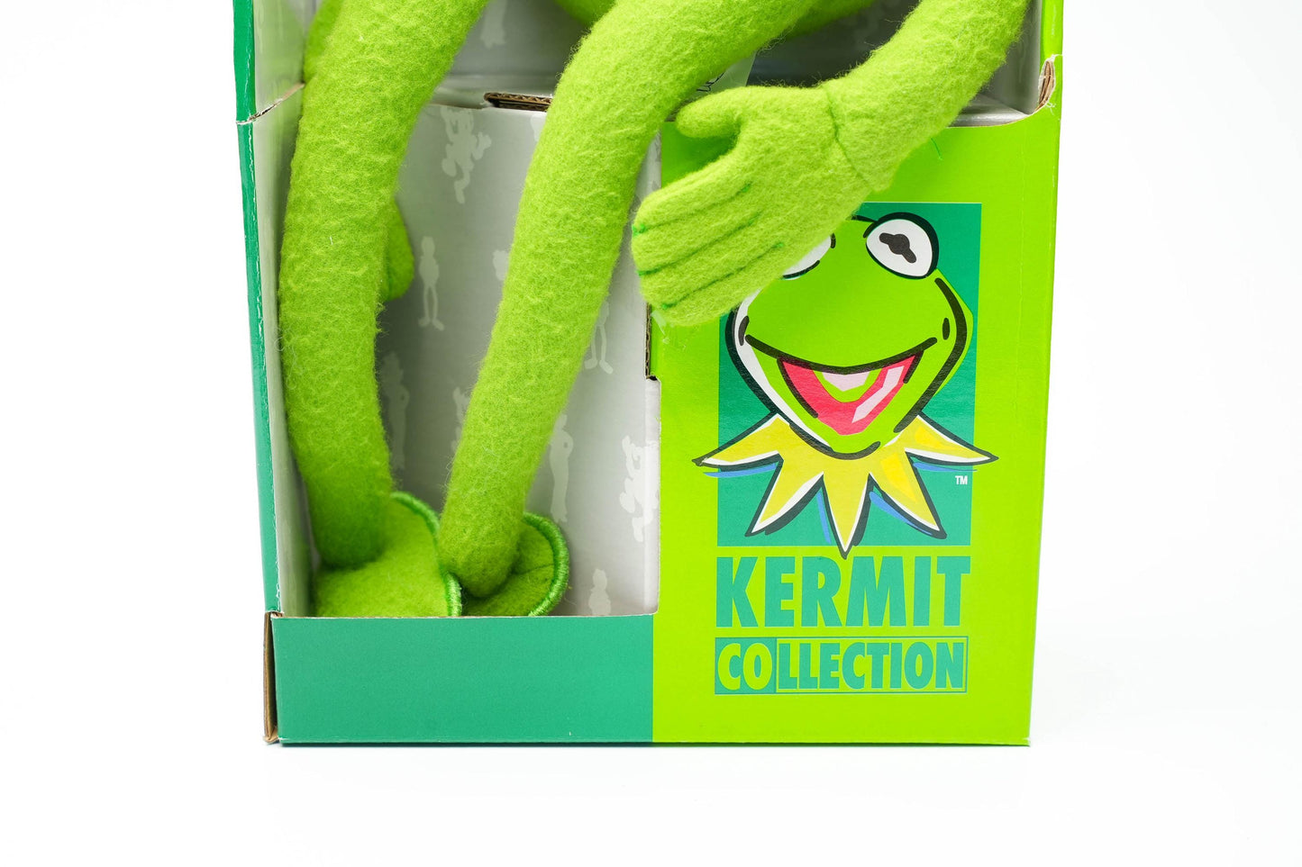 Kermit de Kikker Knuffelpop in Doos – Kermit Collection – 35 cm / ca. 13.8 inch – Vintage IGEL