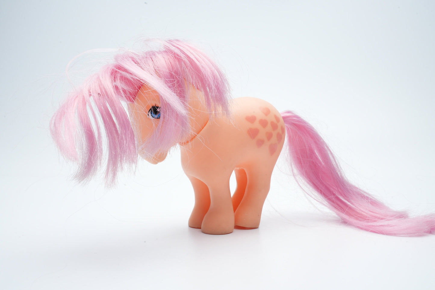 Peachy Pink Hearts | roze hartjes G1 My Little Pony | My Little Pony paarden