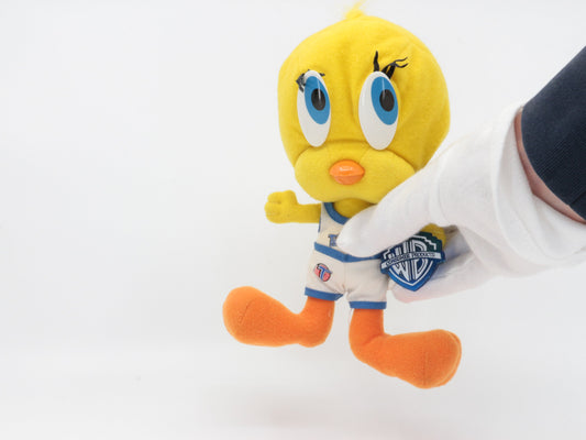 Tweety Space Jam 1996 Warner Bros Soft plush Collectors Toy figuur | Met orginele tag van Warner Bros