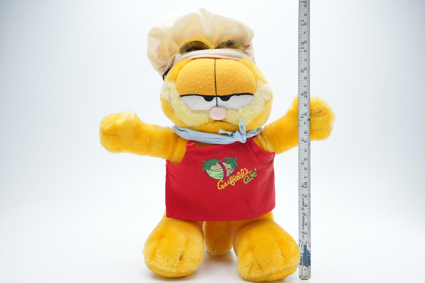 Garfield Café plush | vintage Garfield pluche die aan het koken is