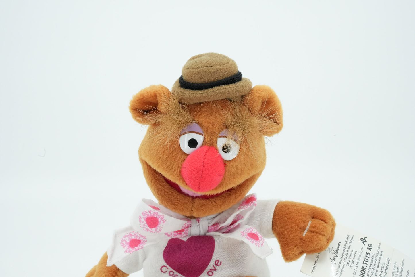 Zeldzame Fozzie beer plush | bekend van de Kermit collection en enorm schattig voor de verzameling | Junior AG speelgoed