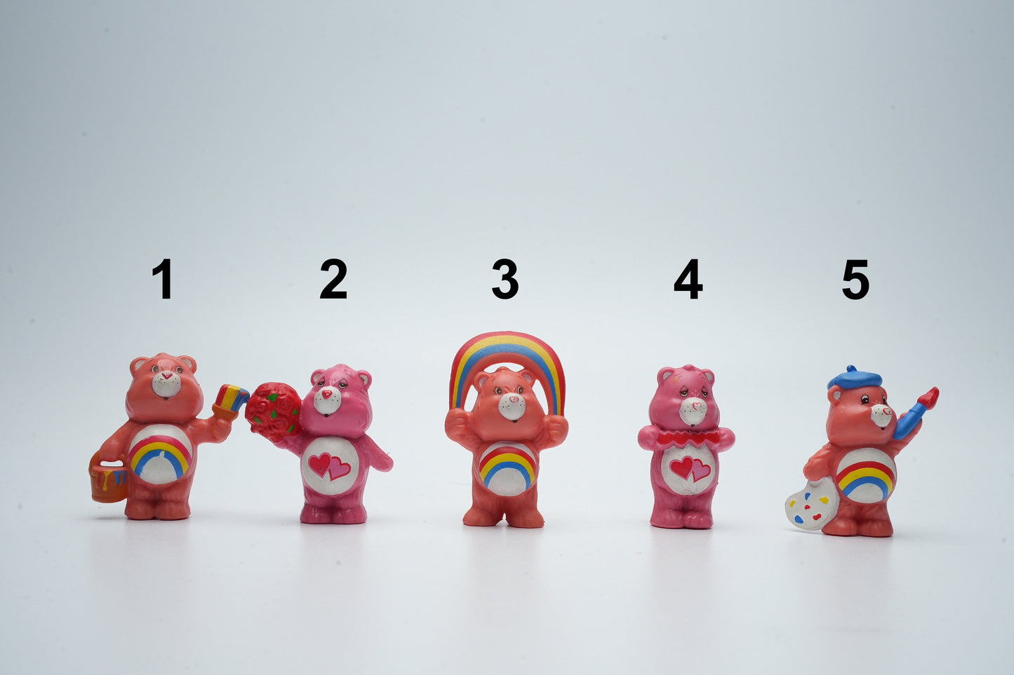 Care Bears - kies je eigen figuren - vintage care bear poppetjes
