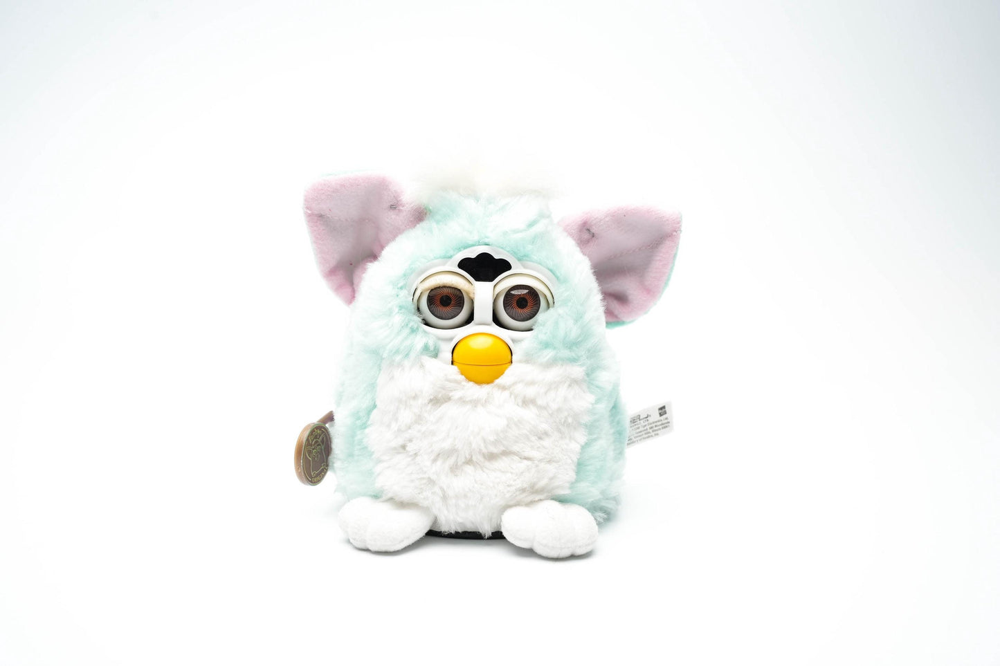 Furby Baby Muntgroen 1999 – Nederlands Sprekend en Werkend
