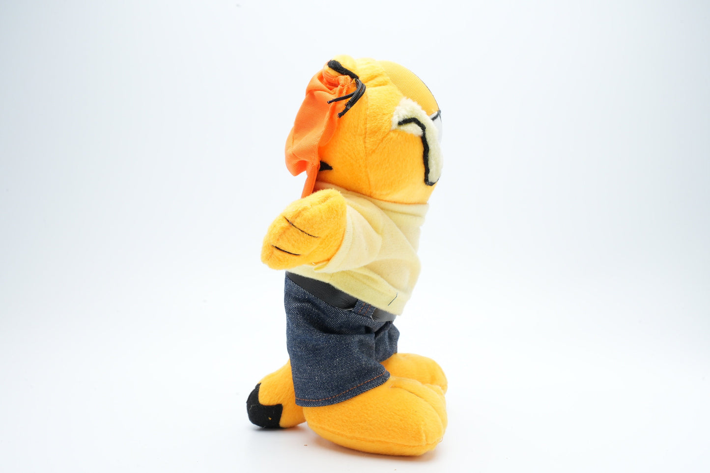 Garfield met hippe outfit | vintage Garfield plush