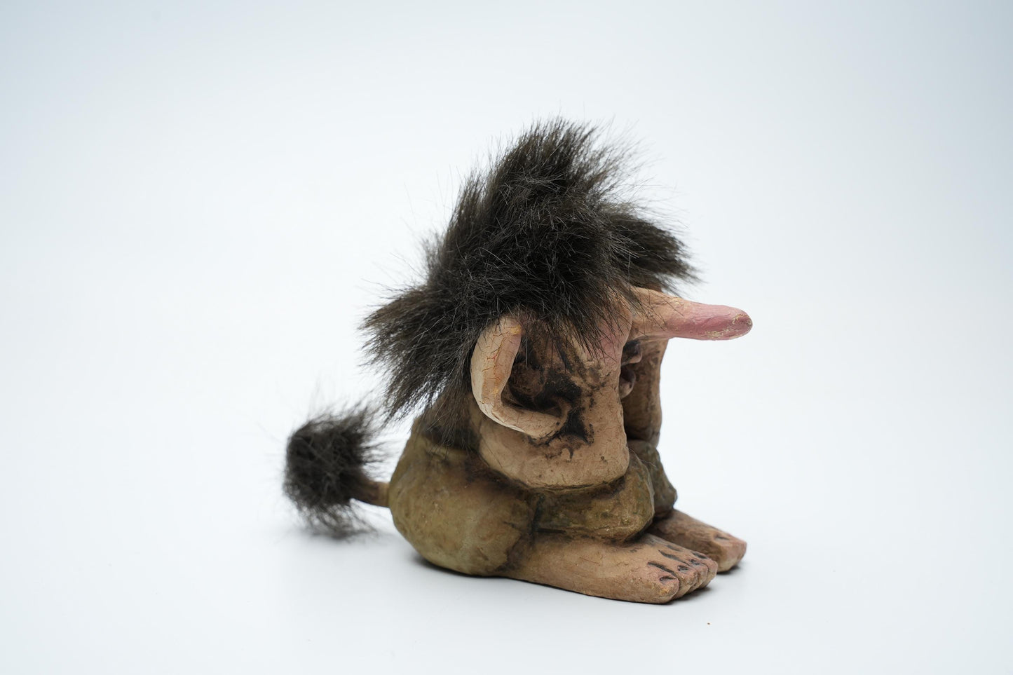 Nyform Vintage Troll #117 – 10 cm / 3.9 inch – Handgemaakt in Noorwegen