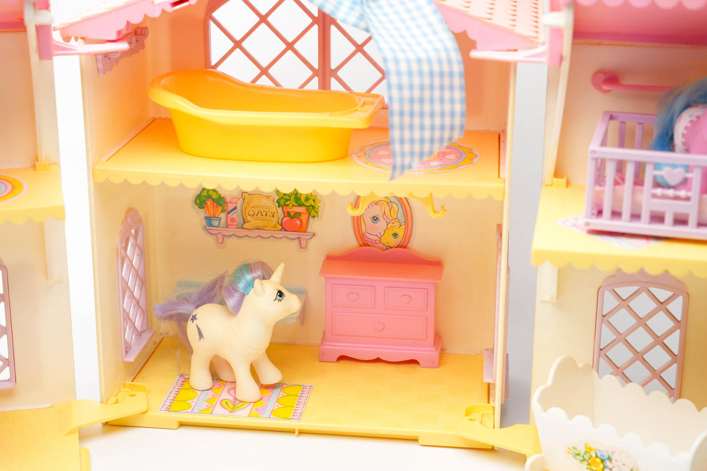 Vintage My Little Pony Baby Bonnet School of Dance (1987) - Compleet met Pony’s & Accessoires