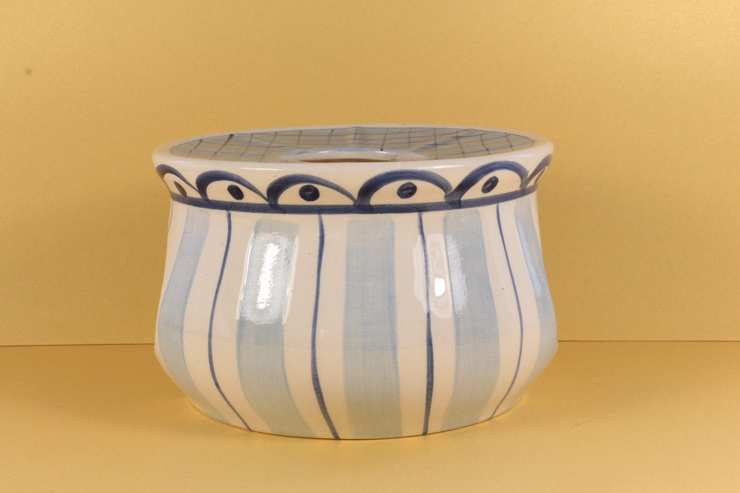 Theelicht van Blond Amsterdam - Delfts blauw stijl - modern