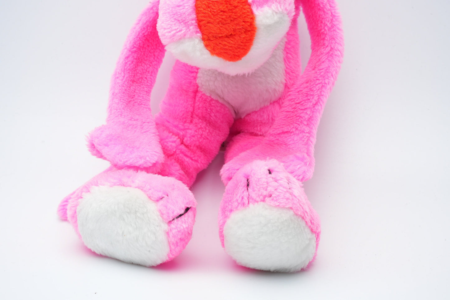 vintage Pink Panter plush | roze panter plush | Vintage Pink Panther verzamelitems