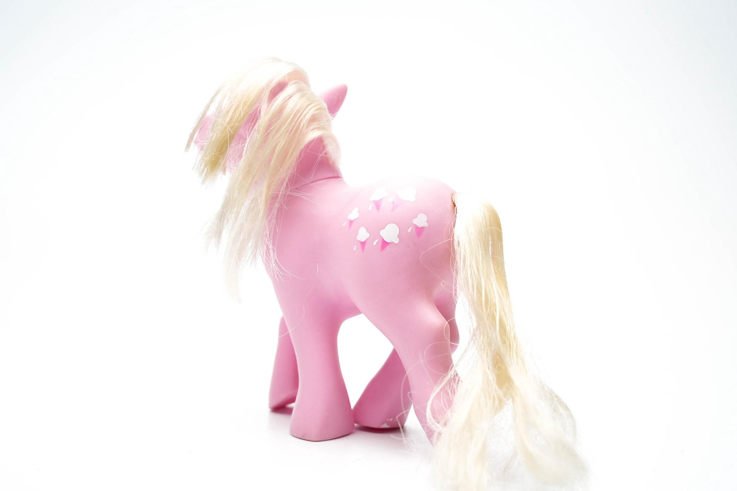 Vintage My Little Pony G1 Lickety Split – Origineel Hasbro uit 1984 – Roze Earth Pony met Roomwit Haar