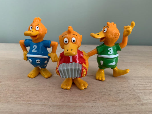 Vintage figuren Die Drollinge (1,2 of 3) Schleich 1984