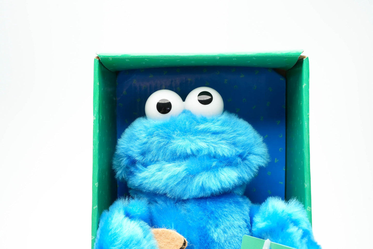 Sesamstraße Koekiemonster Knuffel in Doos – 27 cm / ca. 10.6 inch – Vintage 2000 CATRIC
