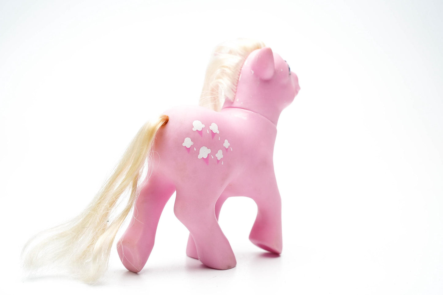 Vintage My Little Pony G1 Lickety Split – Origineel Hasbro uit 1984 – Roze Earth Pony met Roomwit Haar
