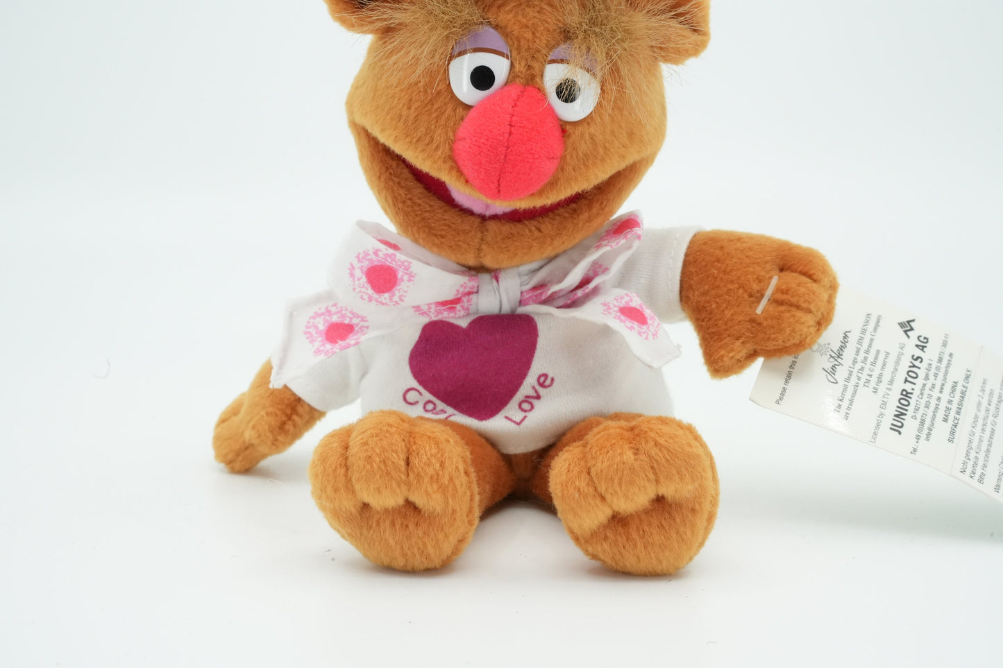 Zeldzame Fozzie beer plush | bekend van de Kermit collection en enorm schattig voor de verzameling | Junior AG speelgoed