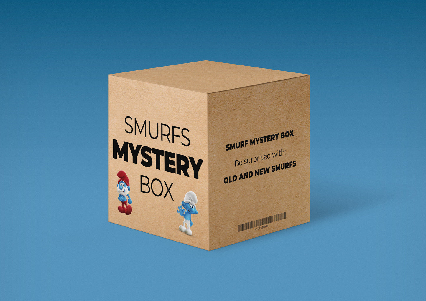 Smurfen mystery box met Smurfen speelgoed, stickers en figuren!
