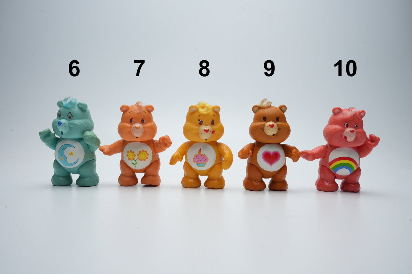 Care Bears - kies je eigen figuren - grote vintage care bear poppetjes