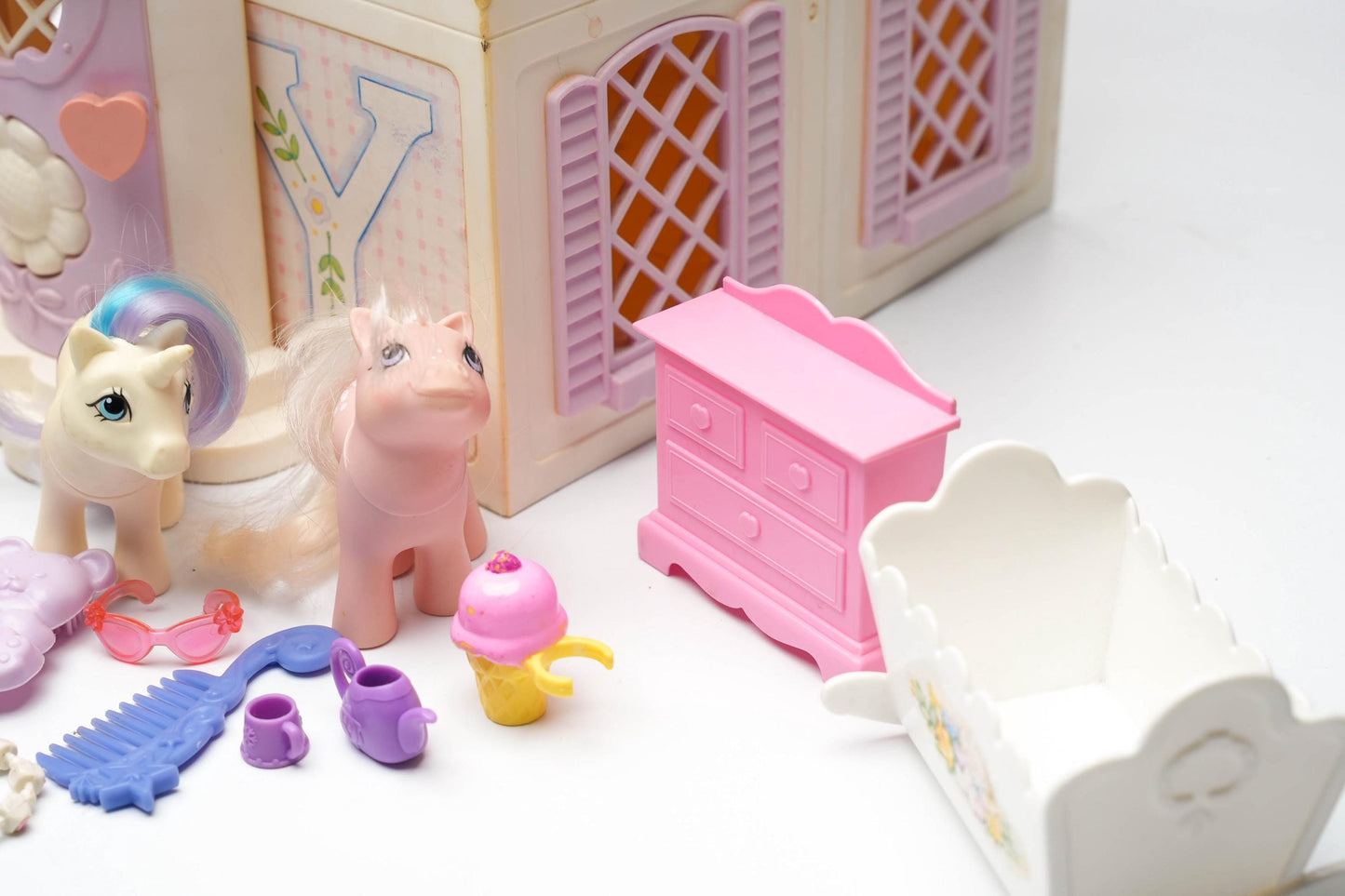 Vintage My Little Pony Baby Bonnet School of Dance (1987) - Compleet met Pony’s & Accessoires
