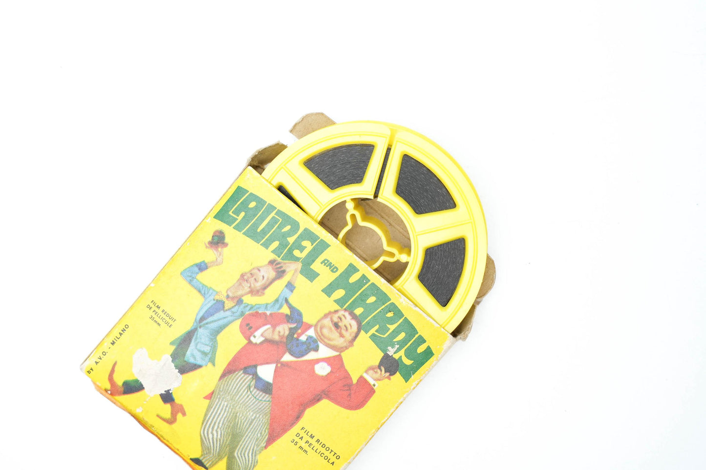 Super 8 Film – Laurel & Hardy: Tous Fous – A.V.O. Milano – Cartooneske Editie – ca. 1970