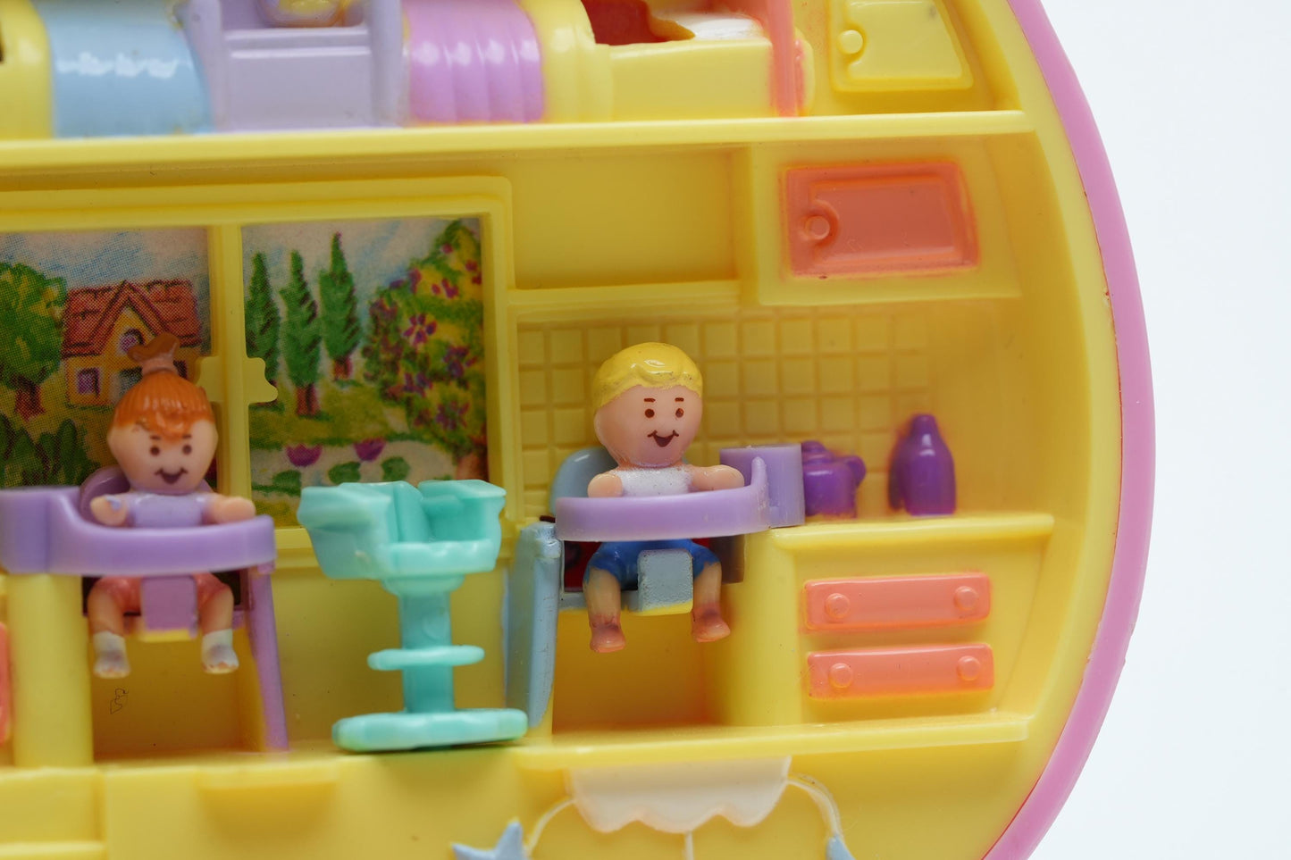 Vintage Polly Pocket 1994 Polly’s Toytime Fun – Baby Collection – Met Babyfiguren